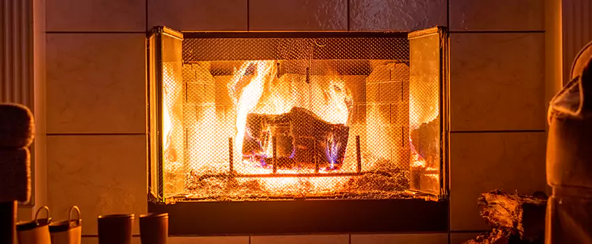 Mendota Hearth Landscape Fireplace Installation in Arnold, Missouri