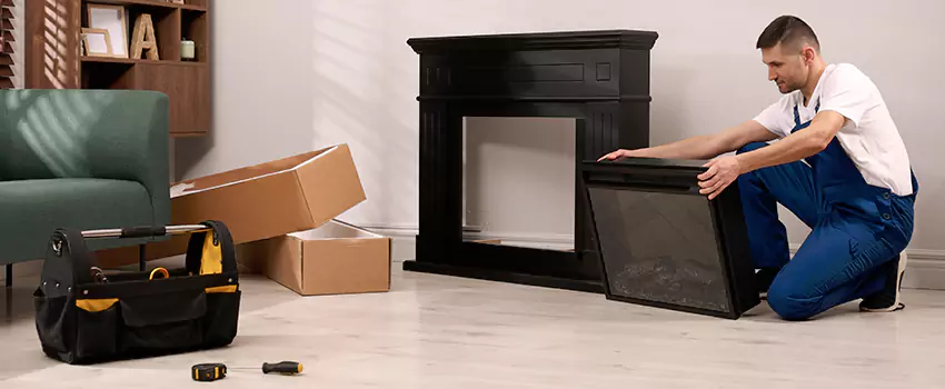 Old Rusted Metal Fireplace Repair And Replacement in Arnold, MO